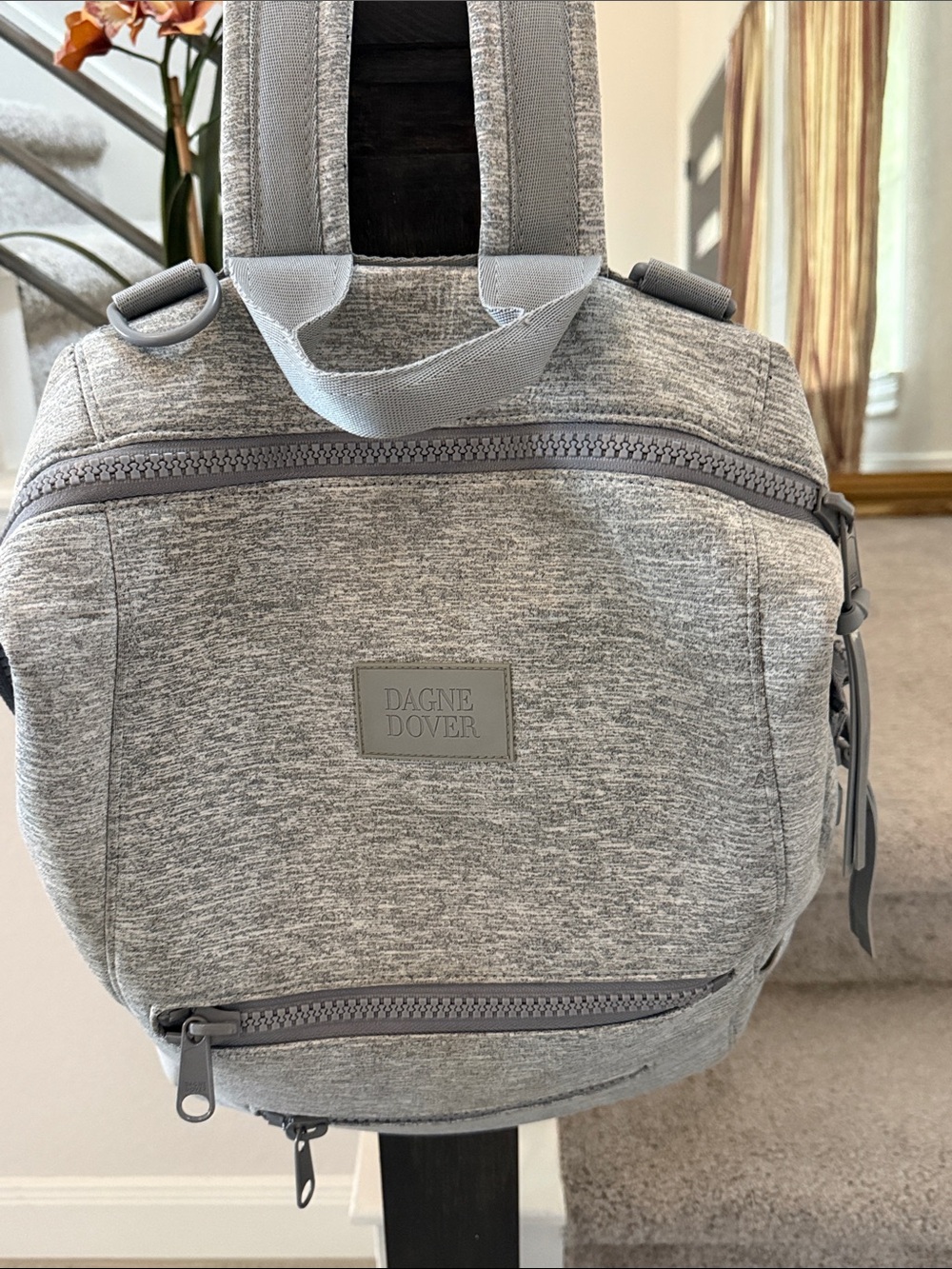 Dagne Dover Light Grey Heathered Men's Backpack